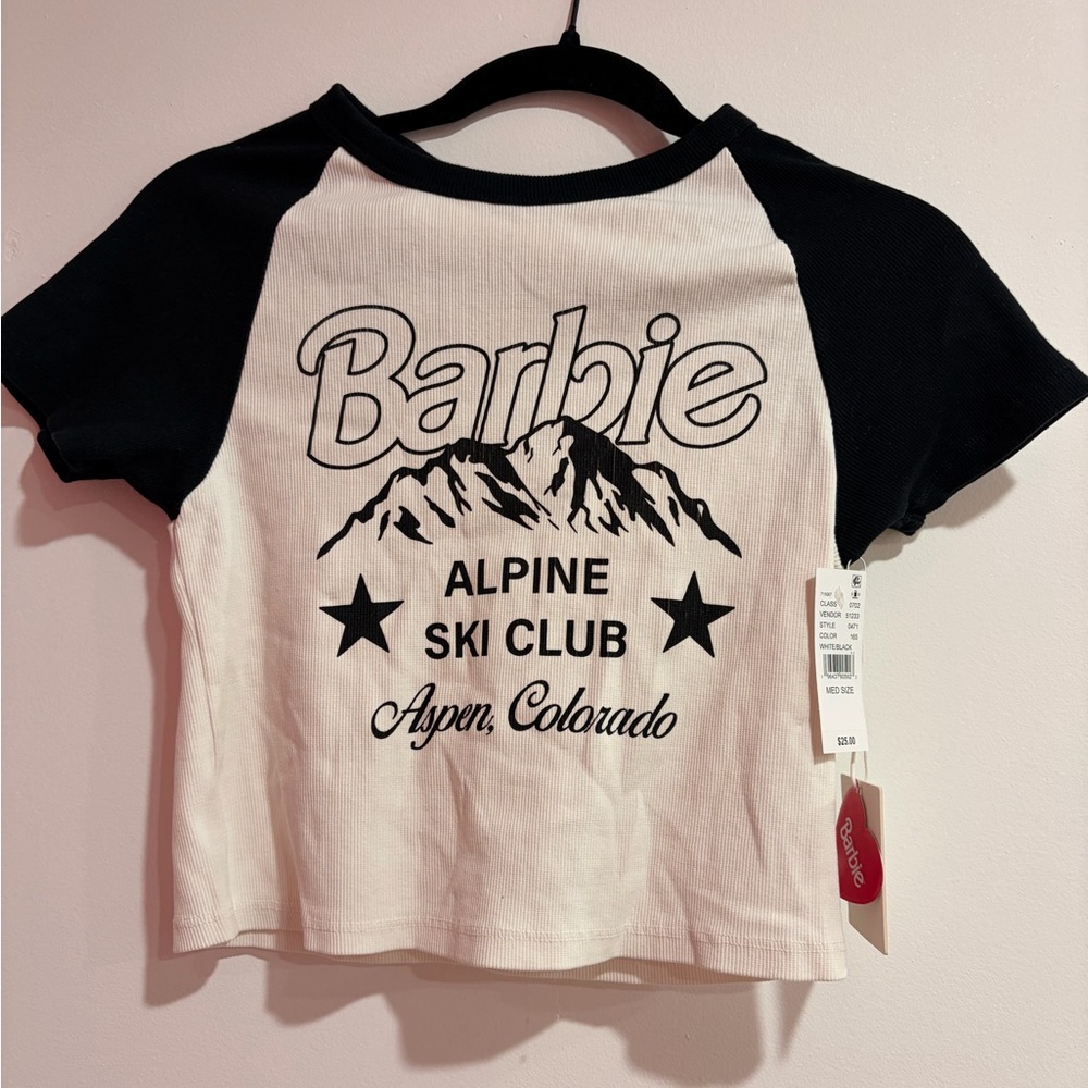 PacSun Barbie Alpine Ski Club Crop Top